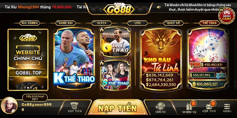 Cách tham gia cá cược Thể Thao Go88